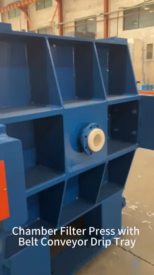Fully/Semi Automatic Hydraulic Chamber Plate Filter Press for Wastewater Treatment